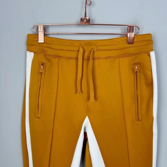THE SET | Orange Track Pants Interior Exterior White Stripes Women’s Size Small - Picture 3 of 8